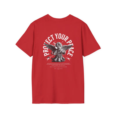 Protect Your Peace Unisex Softstyle T-Shirt for Mindfulness