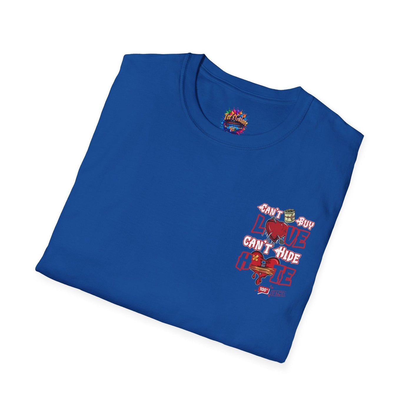 Money Cant Buy Love Graphic Print T-Shirt 26 T-Shirt Home page Printify Tees Galore LLc