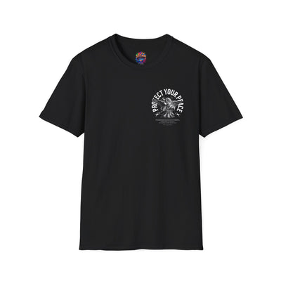 Protect Your Peace Unisex Softstyle T-Shirt for Mindfulness
