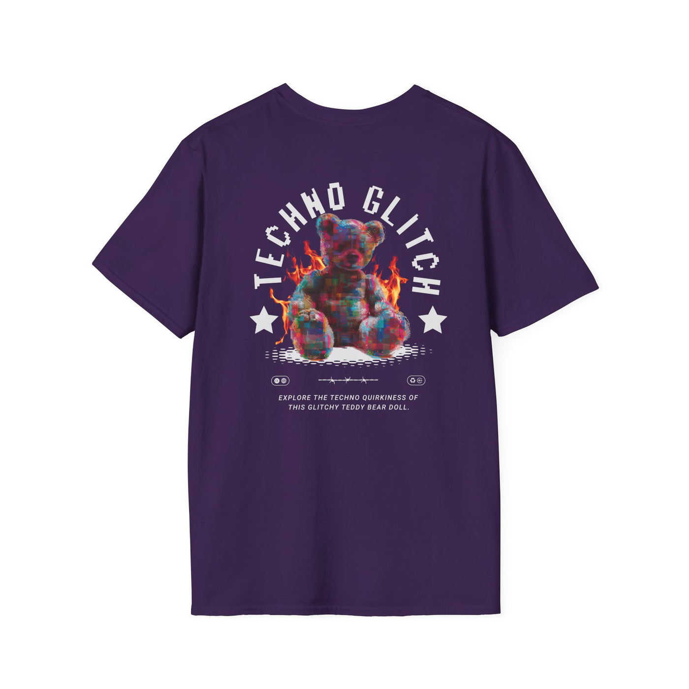 Techno TShirt - Techno Glitch T-Shirt for Music Lovers