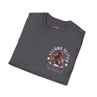 Techno TShirt - Techno Glitch T-Shirt for Music Lovers