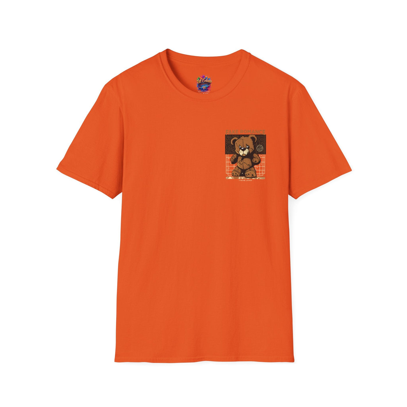 Fake Romance Tee - Cute Bear Graphic T-Shirt