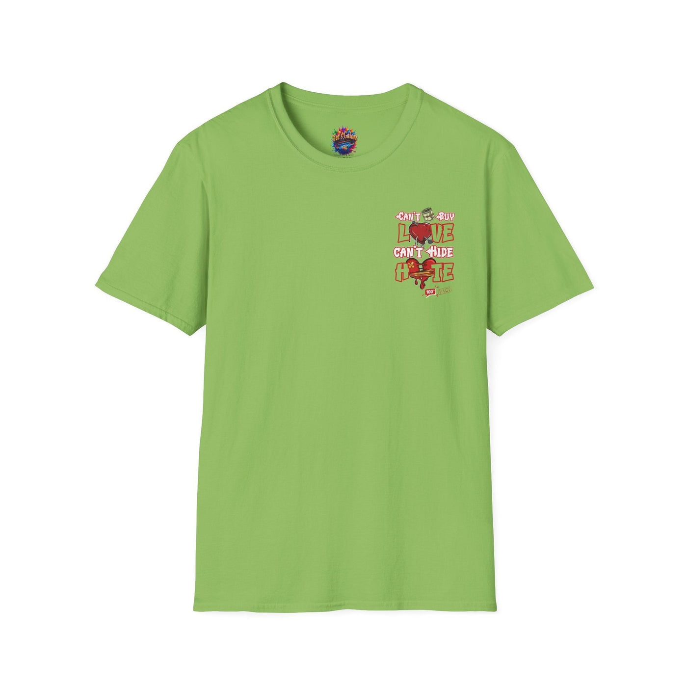Money Cant Buy Love Graphic Print T-Shirt 26 T-Shirt Home page Printify Tees Galore LLc