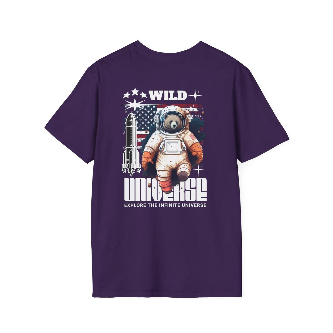 Wild Universe Bear T-Shirt - Animal Graphic Top
