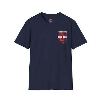 Money Cant Buy Love Graphic Print T-Shirt 26 T-Shirt Home page Printify Tees Galore LLc