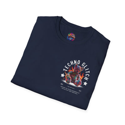 Techno TShirt - Techno Glitch T-Shirt for Music Lovers
