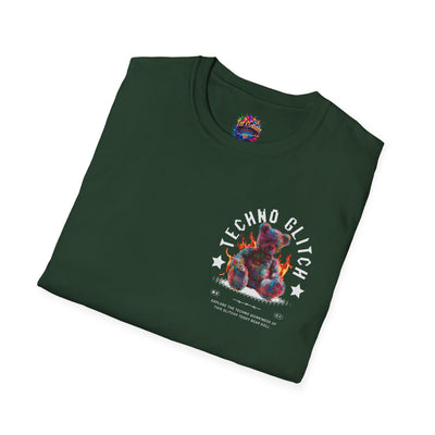 Techno TShirt - Techno Glitch T-Shirt for Music Lovers