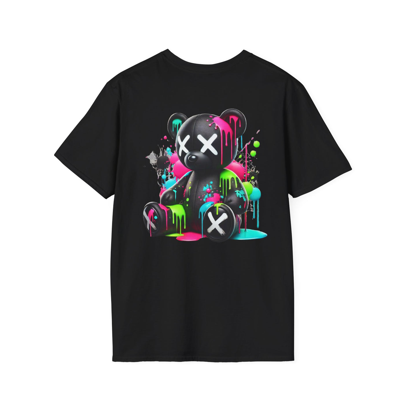 Black Grafitti Bear T-Shirt