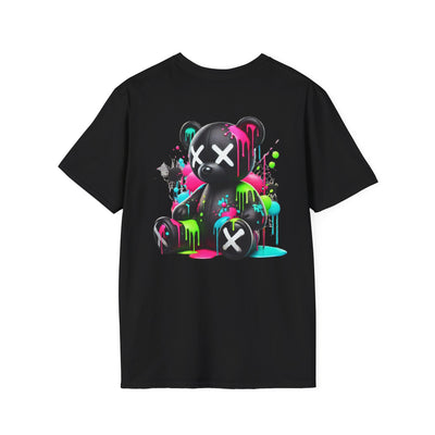 Black Grafitti Bear T-Shirt