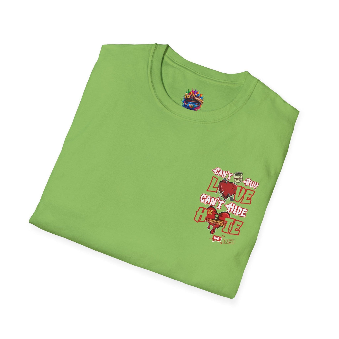 Money Cant Buy Love Graphic Print T-Shirt 26 T-Shirt Home page Printify Tees Galore LLc
