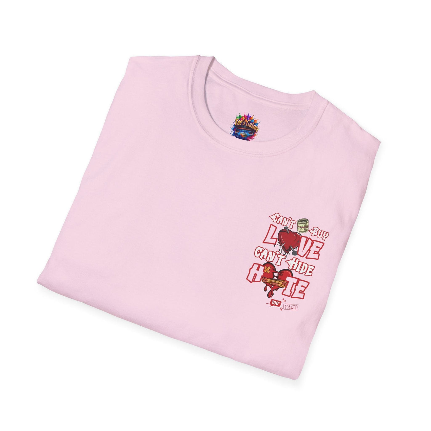 Money Cant Buy Love Graphic Print T-Shirt 26 T-Shirt Home page Printify Tees Galore LLc
