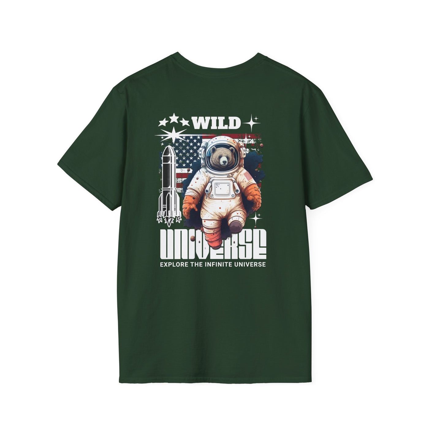 Wild Universe Bear T-Shirt - Animal Graphic Top
