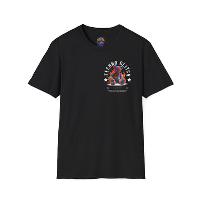 Techno TShirt - Techno Glitch T-Shirt for Music Lovers