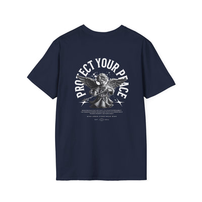Protect Your Peace Unisex Softstyle T-Shirt for Mindfulness