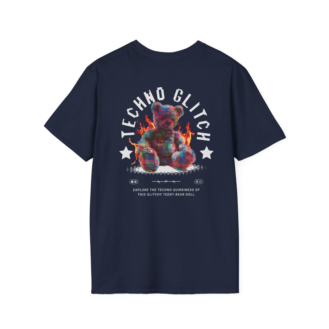 Techno TShirt - Techno Glitch T-Shirt for Music Lovers