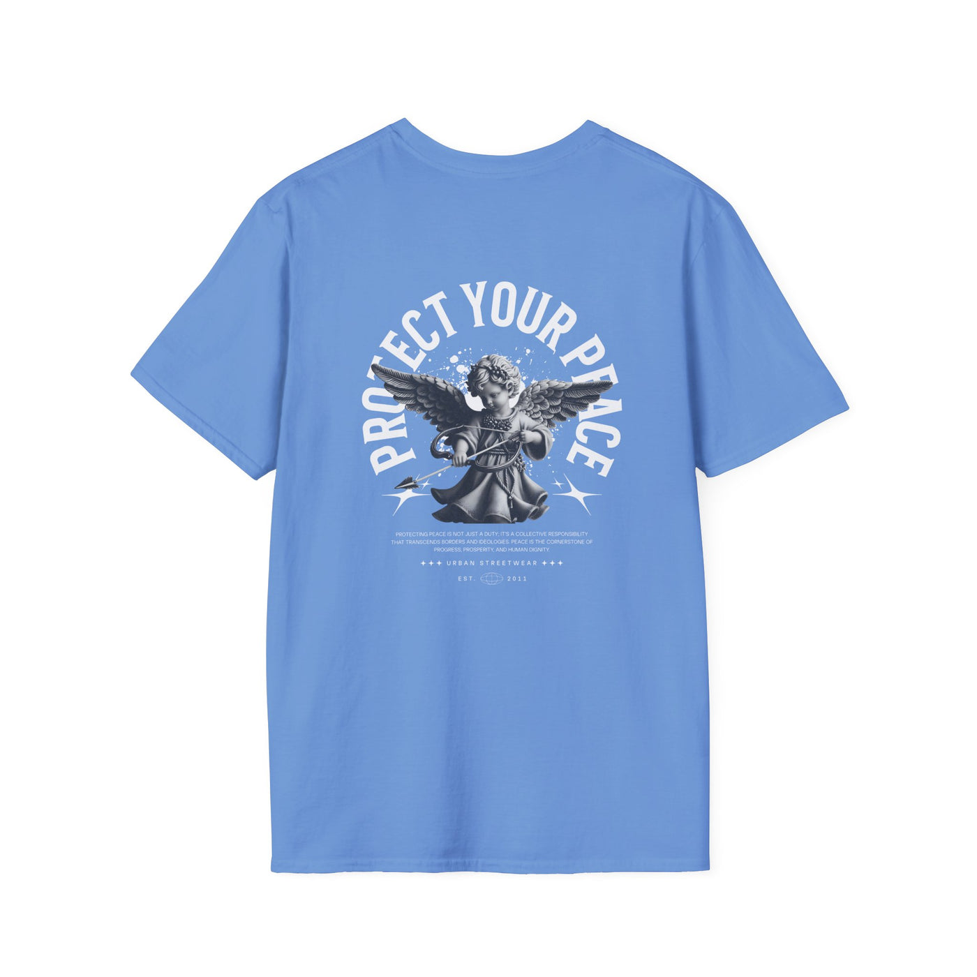Protect Your Peace Unisex Softstyle T-Shirt for Mindfulness