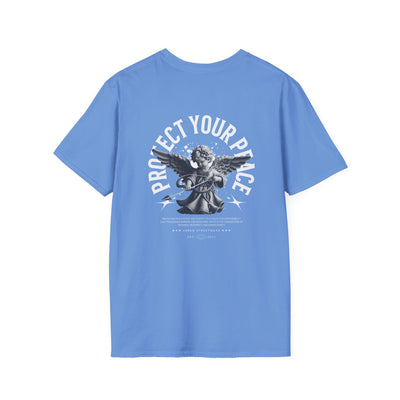Protect Your Peace Unisex Softstyle T-Shirt for Mindfulness