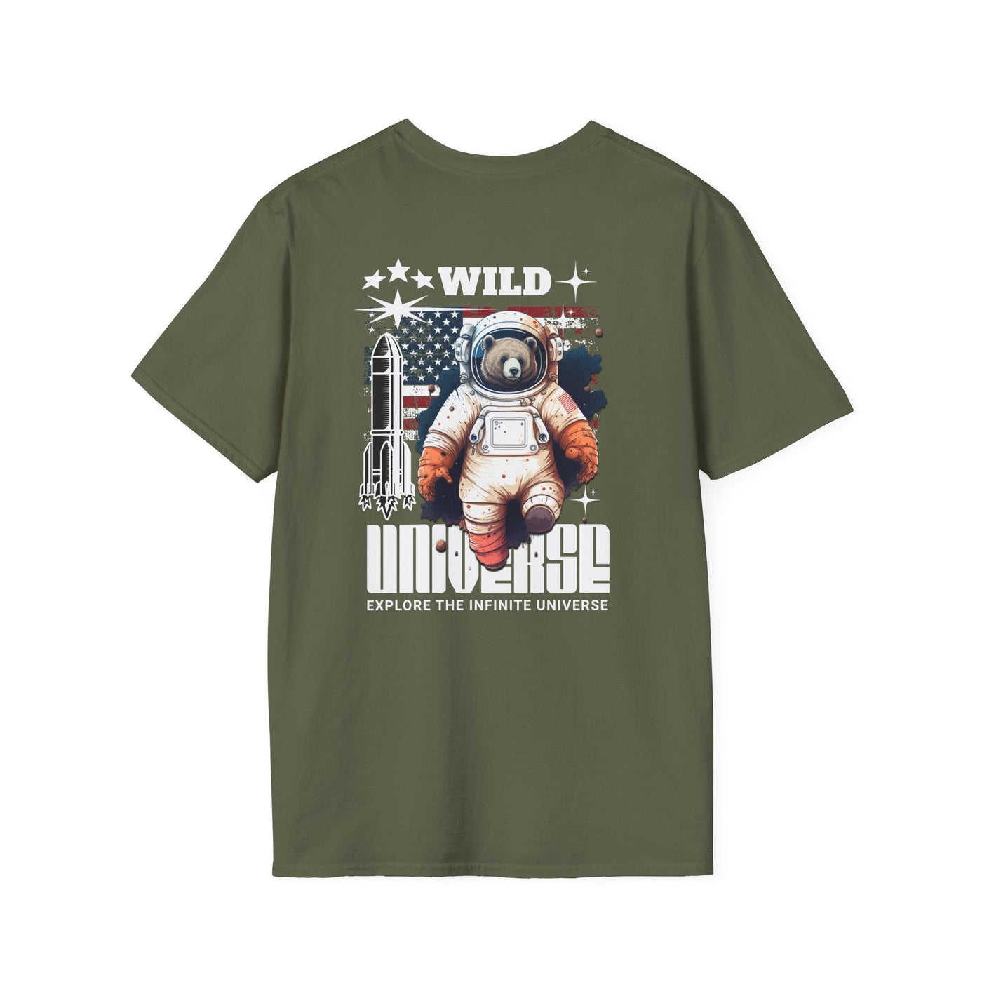 Wild Universe Bear T-Shirt - Animal Graphic Top