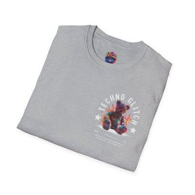 Techno TShirt - Techno Glitch T-Shirt for Music Lovers