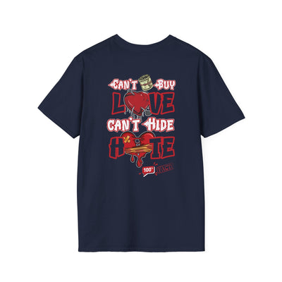 Money Cant Buy Love Graphic Print T-Shirt 26 T-Shirt Home page Printify Tees Galore LLc