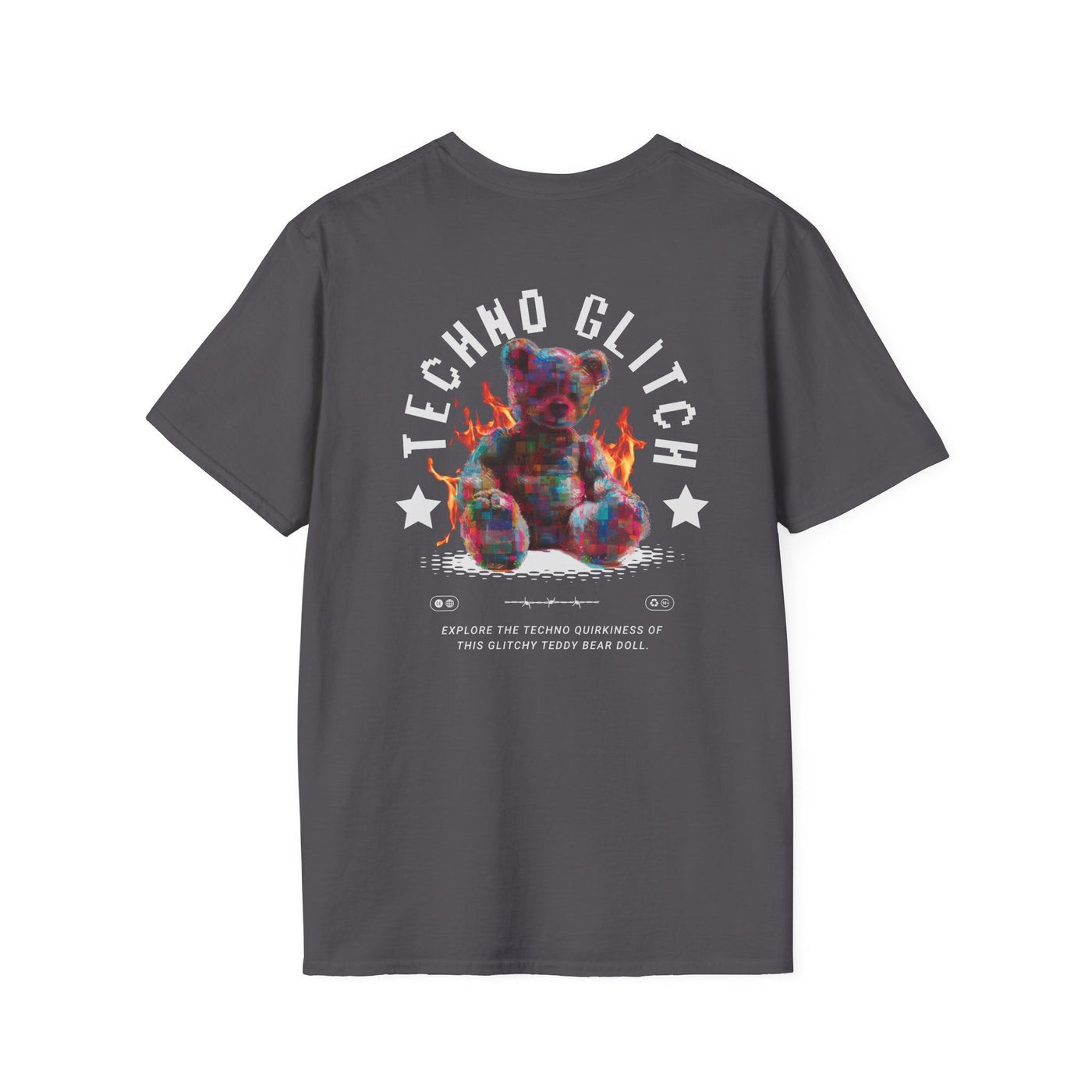 Techno TShirt - Techno Glitch T-Shirt for Music Lovers