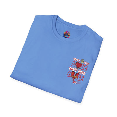 Money Cant Buy Love Graphic Print T-Shirt 26 T-Shirt Home page Printify Tees Galore LLc
