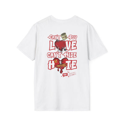 Money Cant Buy Love Graphic Print T-Shirt 26 T-Shirt Home page Printify Tees Galore LLc