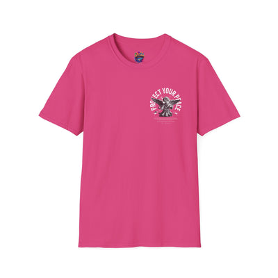 Protect Your Peace Unisex Softstyle T-Shirt for Mindfulness