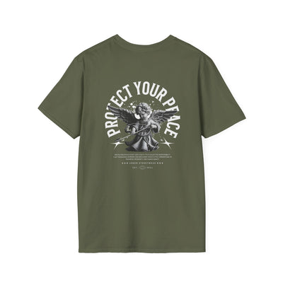 Protect Your Peace Unisex Softstyle T-Shirt for Mindfulness