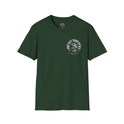 Protect Your Peace Unisex Softstyle T-Shirt for Mindfulness