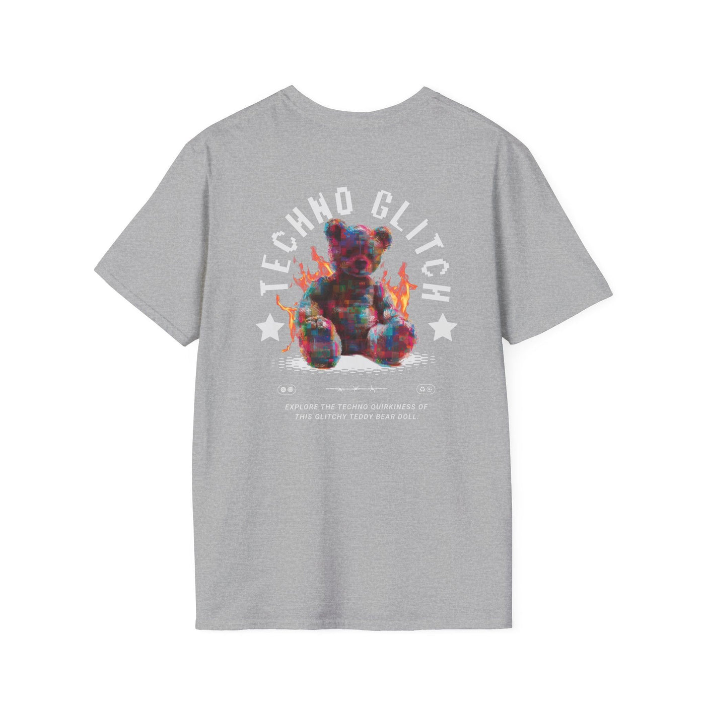Techno TShirt - Techno Glitch T-Shirt for Music Lovers