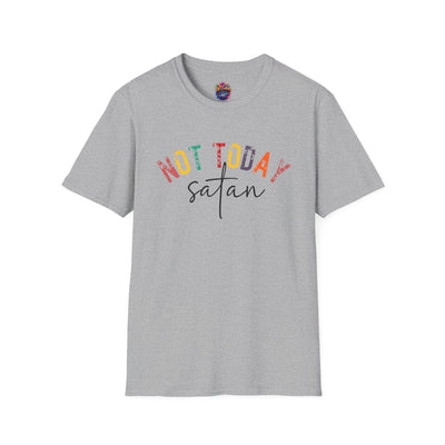 Christian Inspirational T-Shirt -  "Not Today Satan"