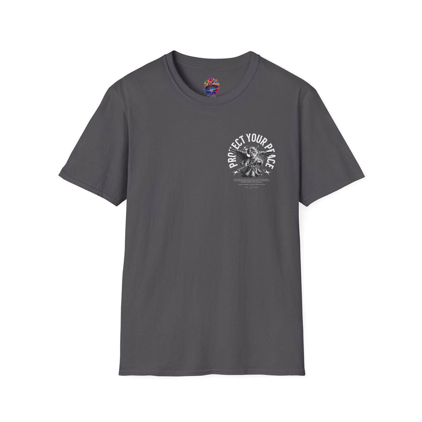Protect Your Peace Unisex Softstyle T-Shirt for Mindfulness