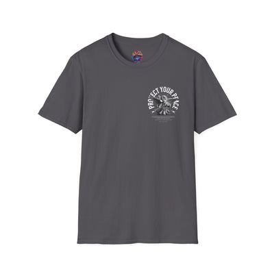 Protect Your Peace Unisex Softstyle T-Shirt for Mindfulness