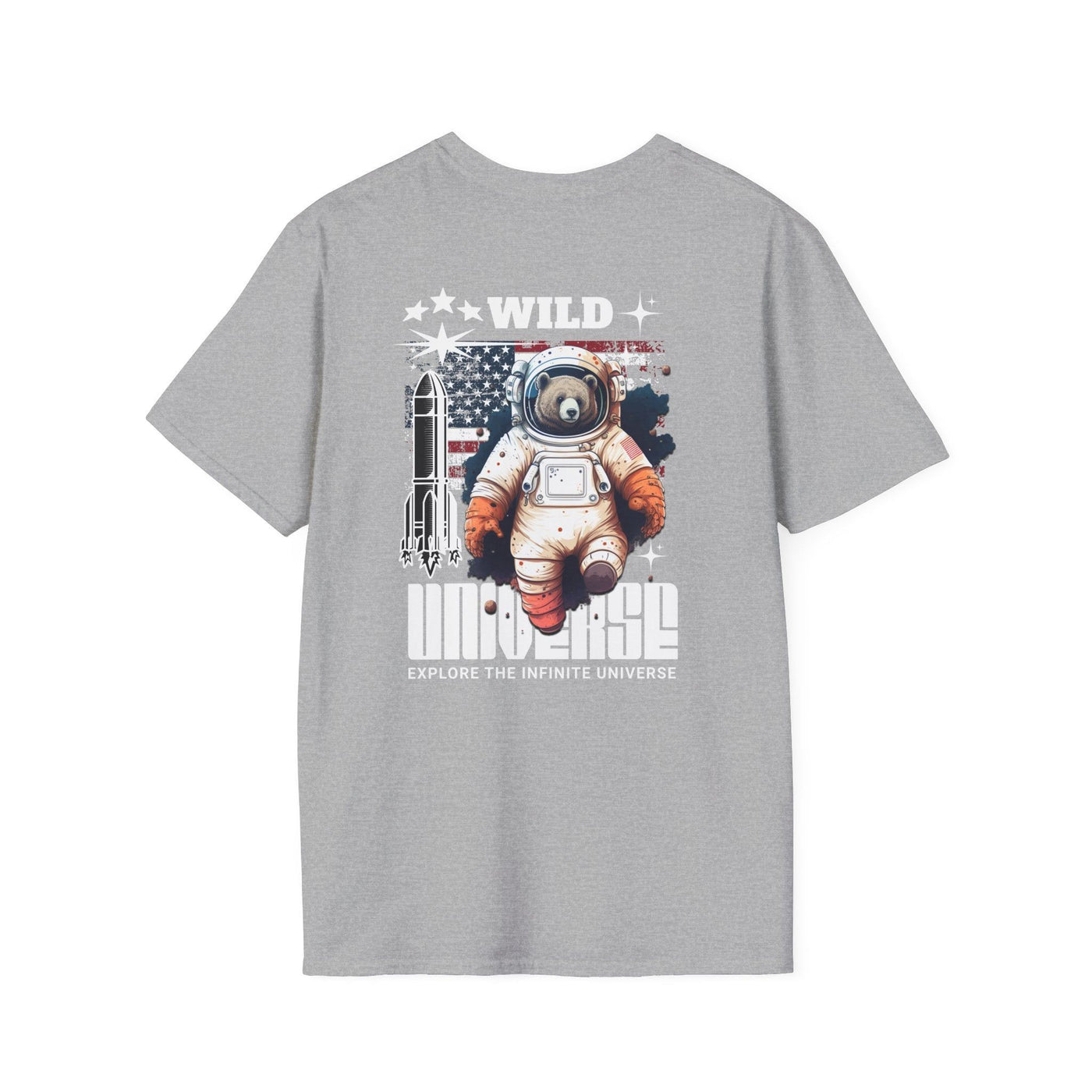 Wild Universe Bear T-Shirt - Animal Graphic Top