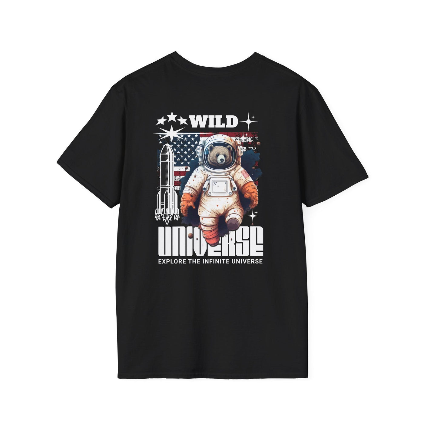 Wild Universe Bear T-Shirt - Animal Graphic Top