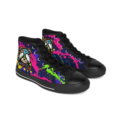Men's High-Top Sneakers - Misfits Vibrant Unique Design for Trendsetters