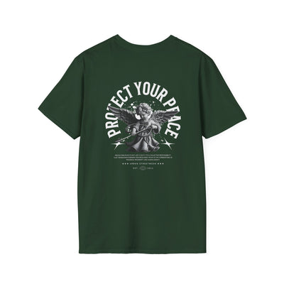 Protect Your Peace Unisex Softstyle T-Shirt for Mindfulness