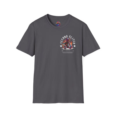 Techno TShirt - Techno Glitch T-Shirt for Music Lovers