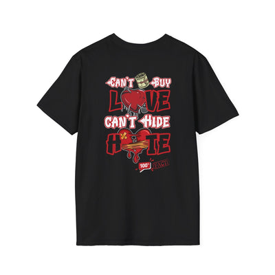 Money Cant Buy Love Graphic Print T-Shirt 26 T-Shirt Home page Printify Tees Galore LLc