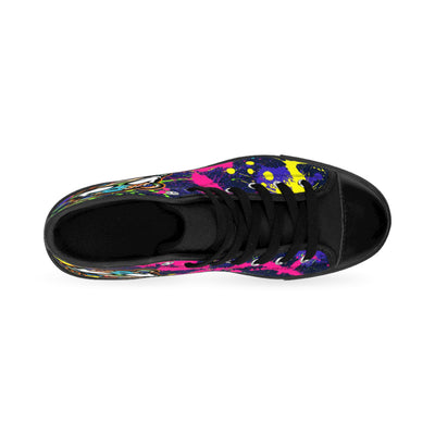 Men's High-Top Sneakers - Misfits Vibrant Unique Design for Trendsetters