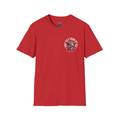 Protect Your Peace Unisex Softstyle T-Shirt for Mindfulness