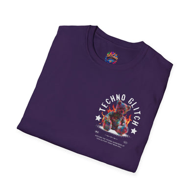Techno TShirt - Techno Glitch T-Shirt for Music Lovers