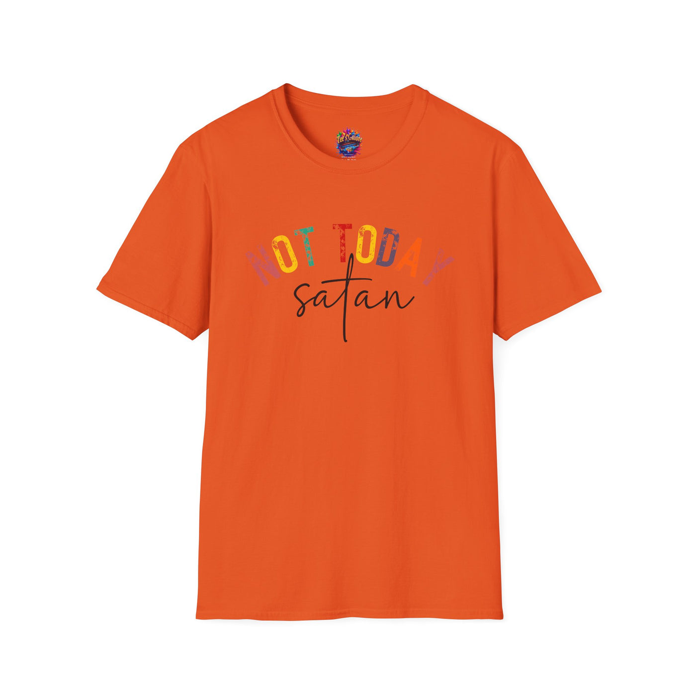 Christian Inspirational T-Shirt -  "Not Today Satan"