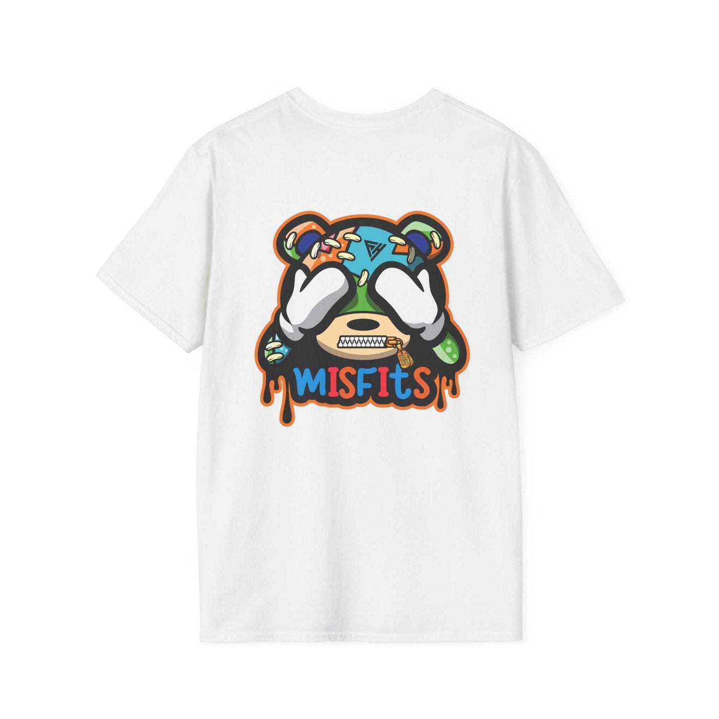 Misfits Bear Graphic T-Shirt 26 T-Shirt Home page Printify Tees Galore LLc
