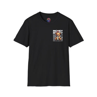 Money Graphic Print Cotton T-Shirt 26 T-Shirt Our Products Printify Tees Galore LLc