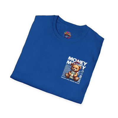 Money Graphic Print Cotton T-Shirt 26 T-Shirt Our Products Printify Tees Galore LLc