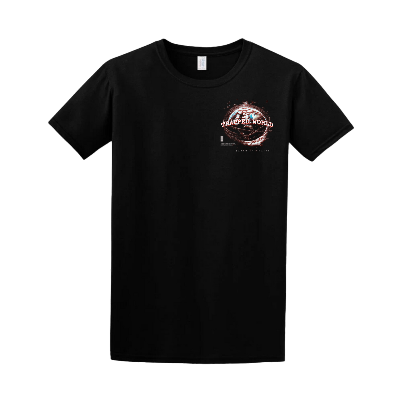 Trapped World Graphic Tee | Unisex T-Shirt
