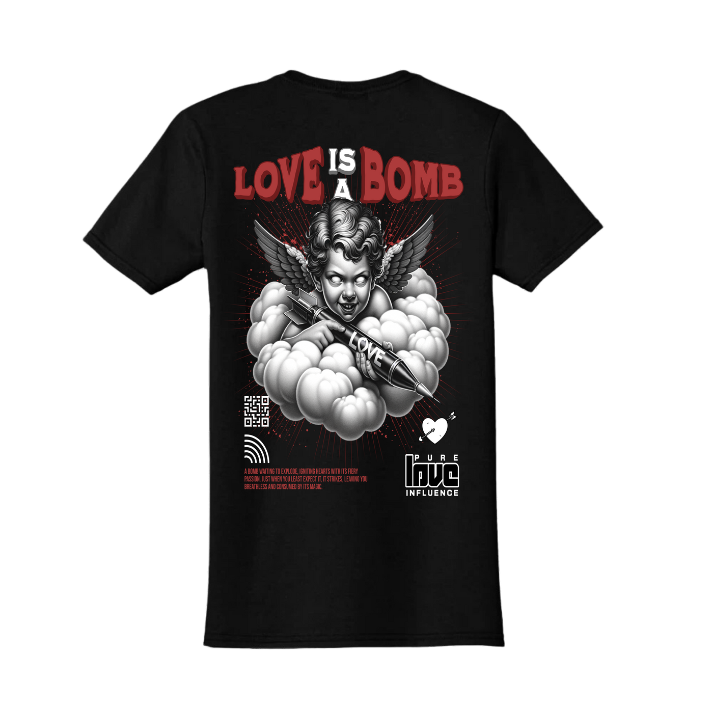 Love is a Bomb Graphic Tee | Unisex T-Shirt
