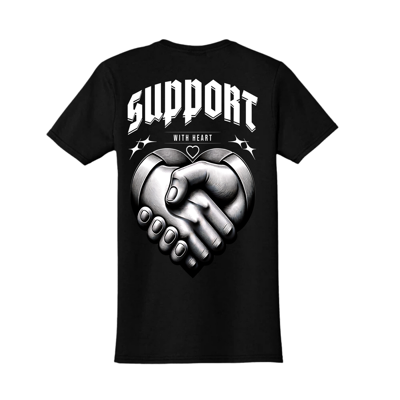 Support With Heart Unisex Softstyle T-Shirt